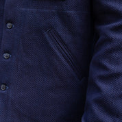 DE-OS0001-IND - Dehen 1920 Crissman Overshirt - Indigo Sashiko