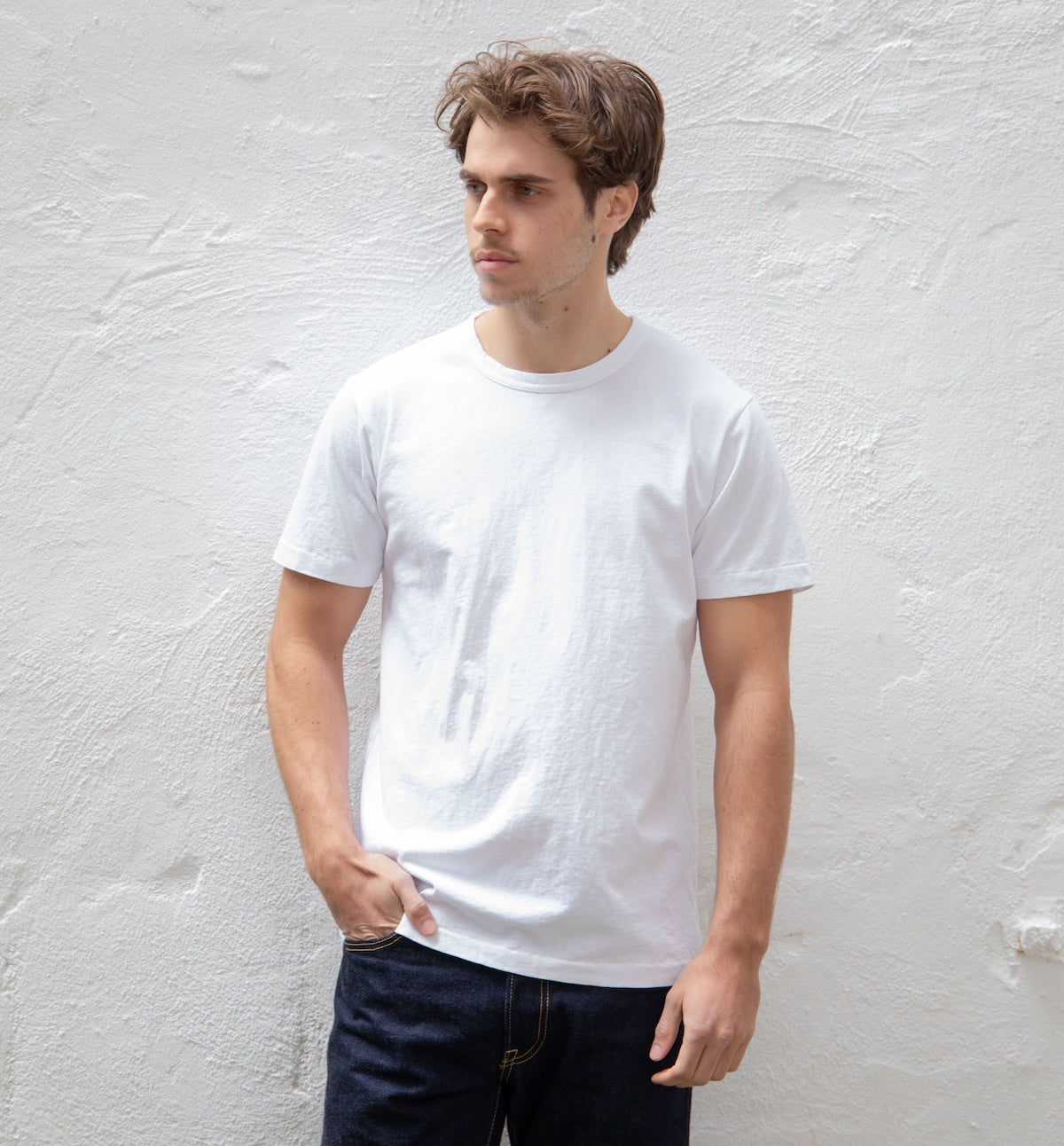 DE-TS01-WHT - Dehen 1920 Heavy Duty T-Shirt - White