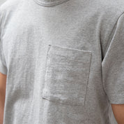 DE-TS01P-HEA - Dehen 1920 Heavy Duty Pocket T-Shirt - Heather Grey
