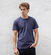 DE-TS01P-NAV - Dehen 1920 Heavy Duty Pocket T-Shirt - Navy