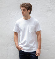 DE-TS01P-WHT - Dehen 1920 Heavy Duty Pocket T-Shirt - White