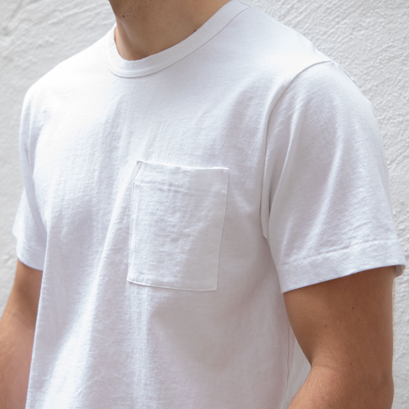 DE-TS01P-WHT - Dehen 1920 Heavy Duty Pocket T-Shirt - White