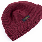DE-WKC001-BUR - Dehen 1920 Wool Knit Watch Cap - Burgundy