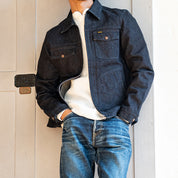 IHJ-122-IND  - SS26 - 14oz Broken Twill Selvedge Denim Work Jacket - Indigo