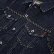 Image showing the IH-526J - 21oz Selvedge Denim Type III - Indigo which is a Jackets described by the following info Iron Heart, Jackets, Released, Tops and sold on the IRON HEART GERMANY online store