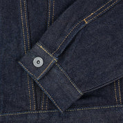 Image showing the IH-526J - 21oz Selvedge Denim Type III - Indigo which is a Jackets described by the following info Iron Heart, Jackets, Released, Tops and sold on the IRON HEART GERMANY online store