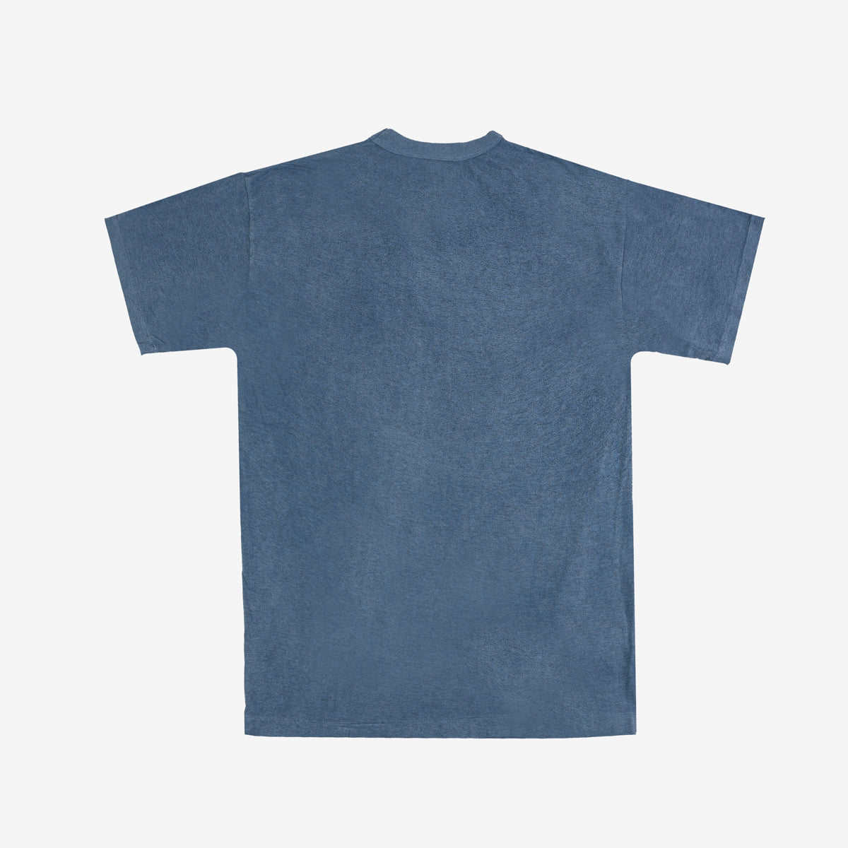 UTIL-NIN - UTILITEES - 5.5oz Loopwheel Crew Neck T-Shirt - Natural Indigo / White Body