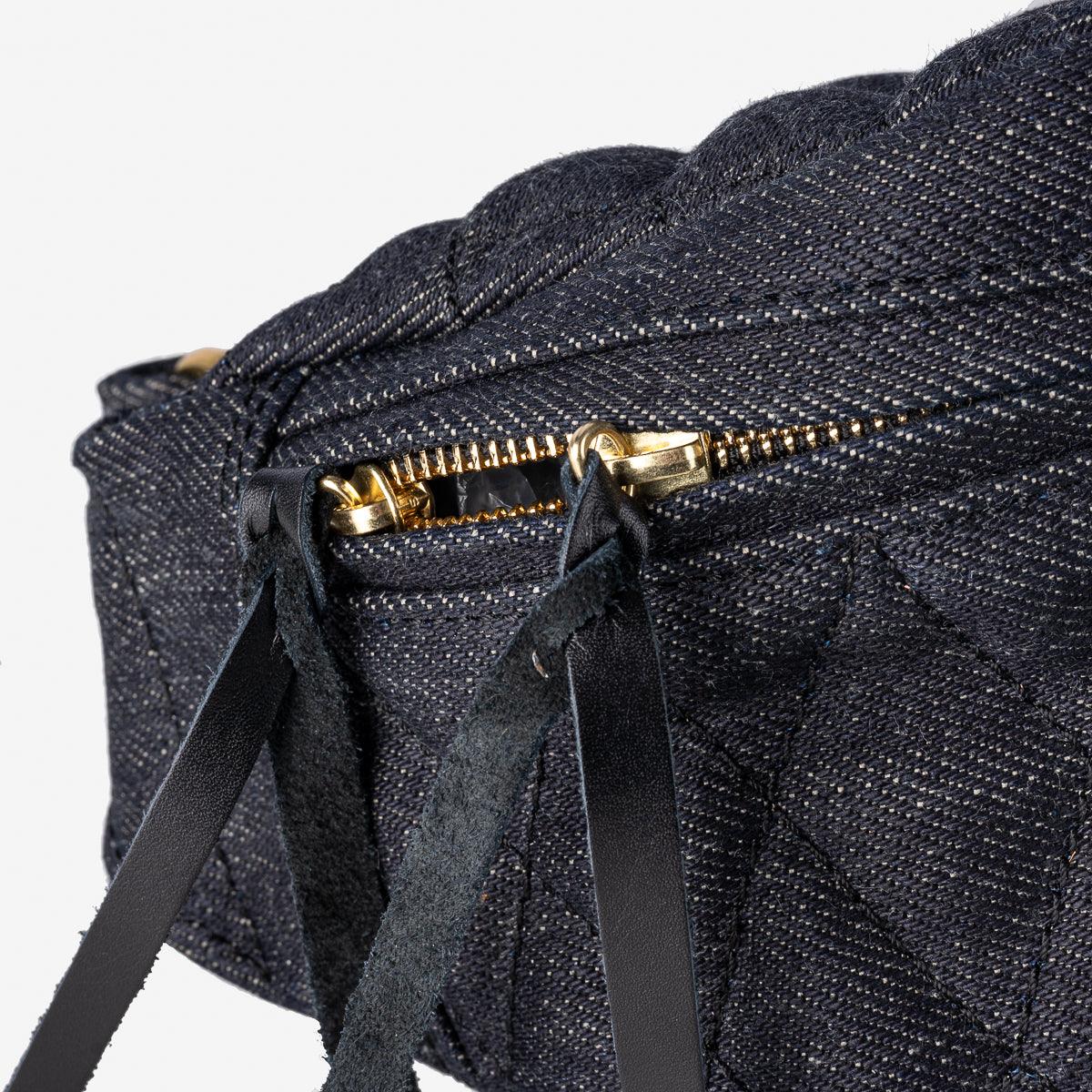 25oz Selvedge Denim Waist Bag - Indigo