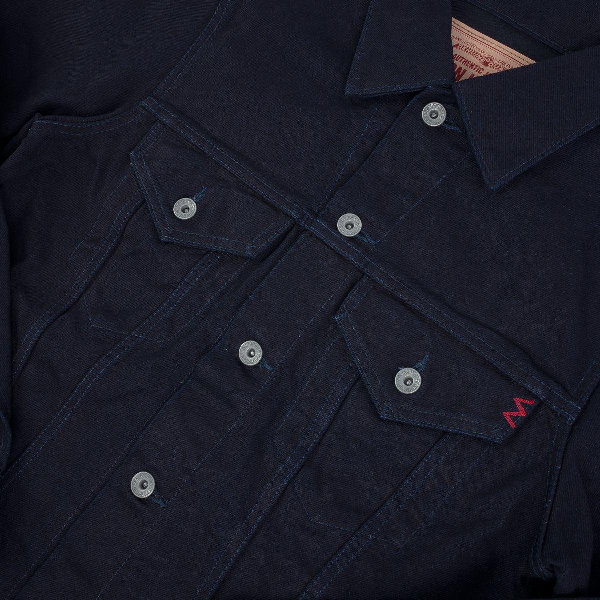 ´14oz Selvedge Denim Modified Type III Jacket - Indigo/Black