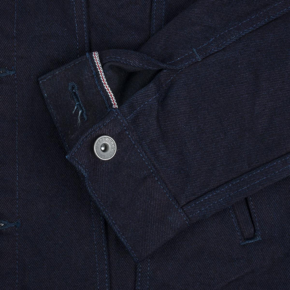 ´14oz Selvedge Denim Modified Type III Jacket - Indigo/Black