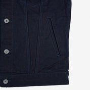 ´14oz Selvedge Denim Modified Type III Jacket - Indigo/Black