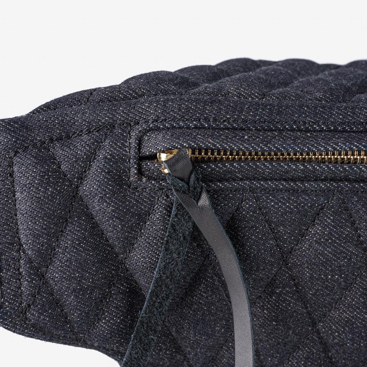 25oz Selvedge Denim Waist Bag - Indigo