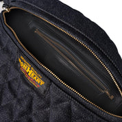 25oz Selvedge Denim Waist Bag - Indigo