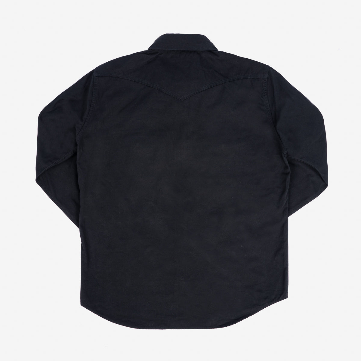 IHSH-394-BLK - 7oz Fatigue Cloth Western Shirt - Black
