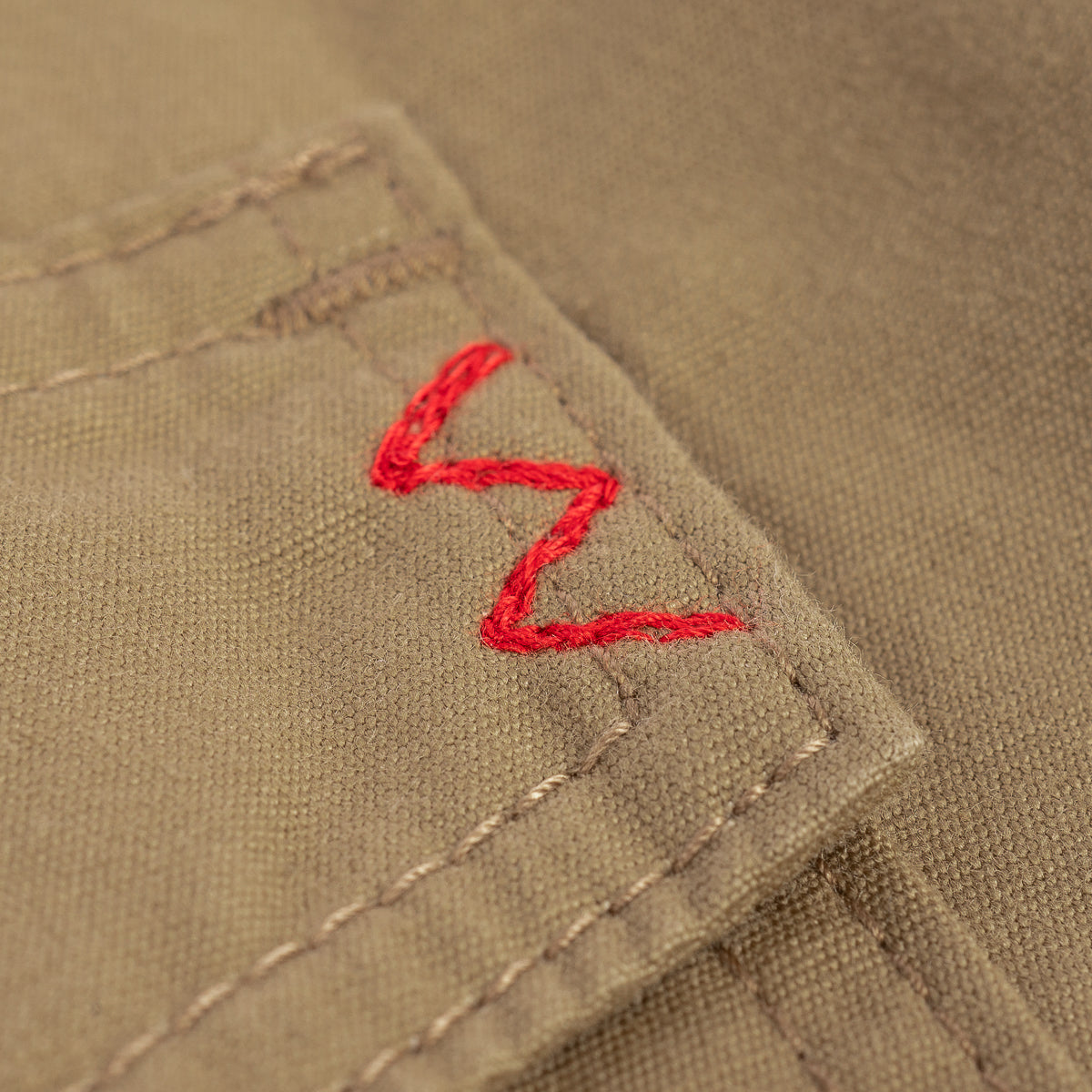 IHSH-394-KHA - 7oz Fatigue Cloth Western Shirt - Khaki