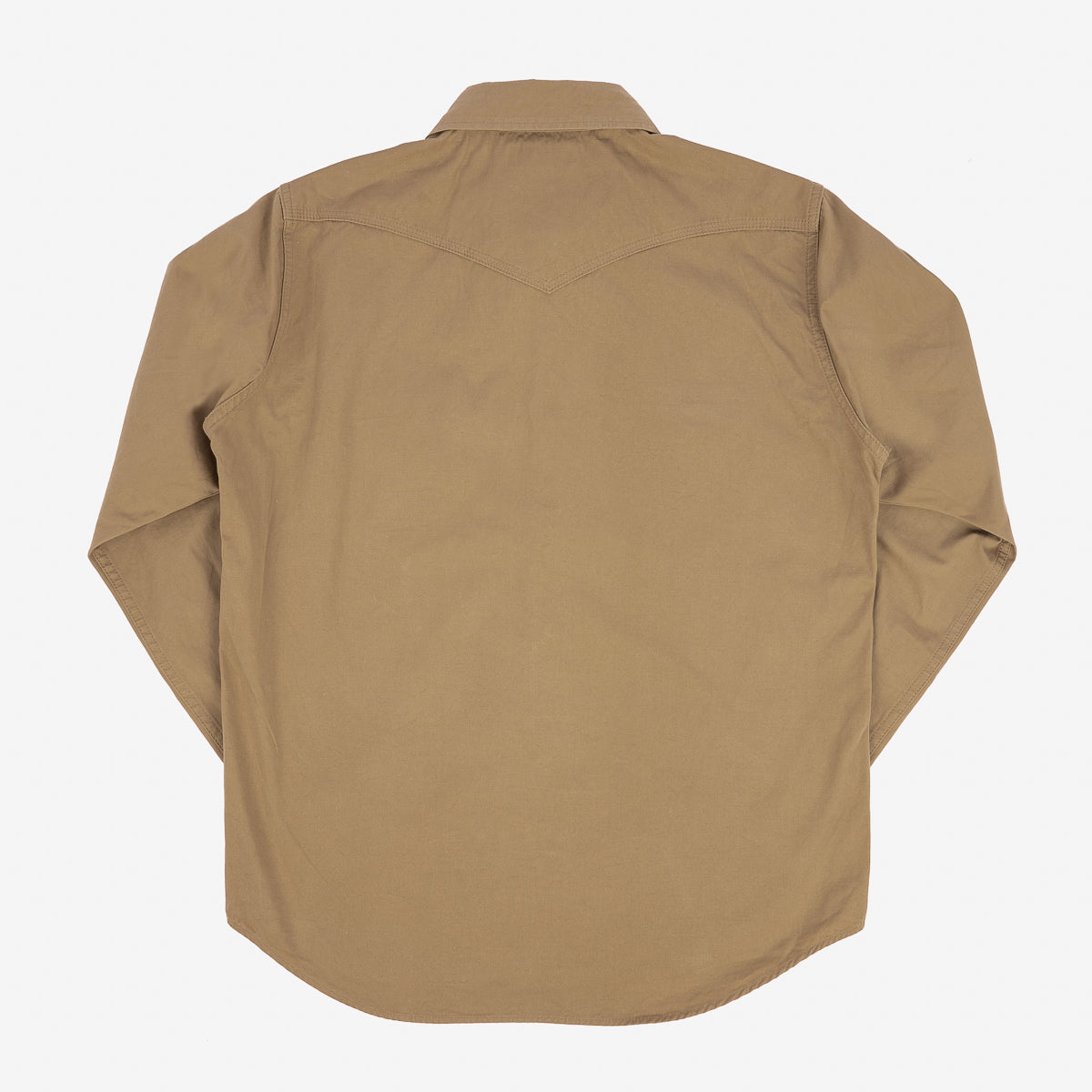 IHSH-394-KHA - 7oz Fatigue Cloth Western Shirt - Khaki
