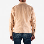 IHSB-BB-NAT - Iron Heart x Simmons Bilt Horsehide Jacket "The Bareback" - Natural