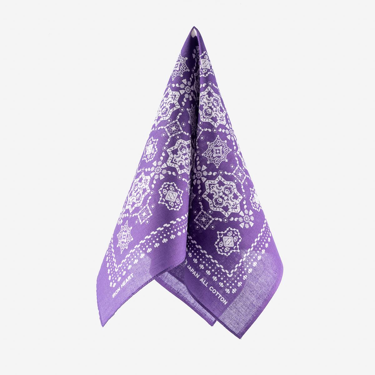 Image showing the IHG-051 - Iron Heart “Bell” Print Bandana - Black, Red, Green, Purple, Blue which is a Others described by the following info Accessories, Iron Heart, Others, Released and sold on the IRON HEART GERMANY online store