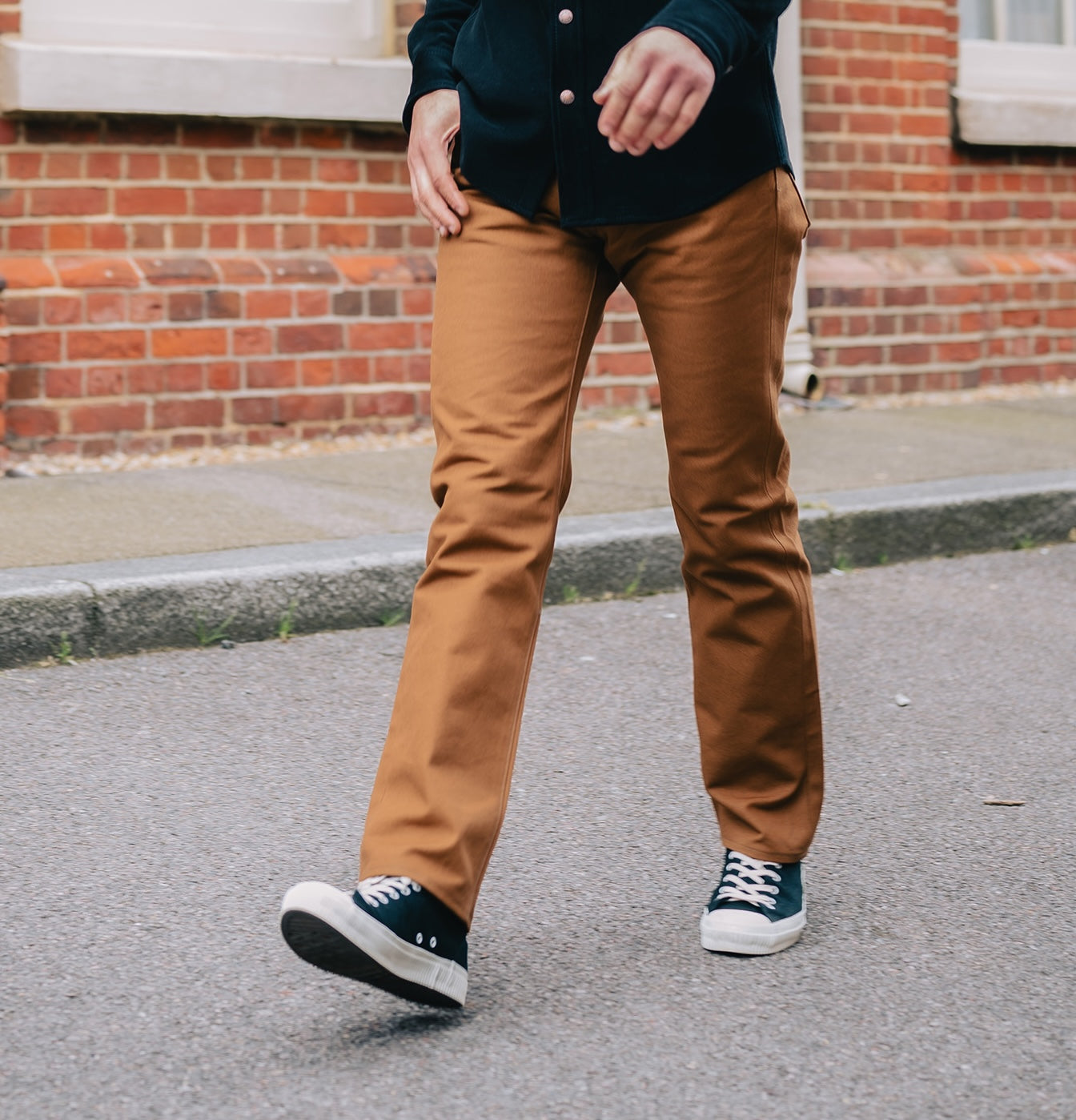 17oz Duck Straight Cut Jeans - Brown