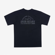 7.5oz Printed Loopwheel Crew Neck T-Shirt - Black