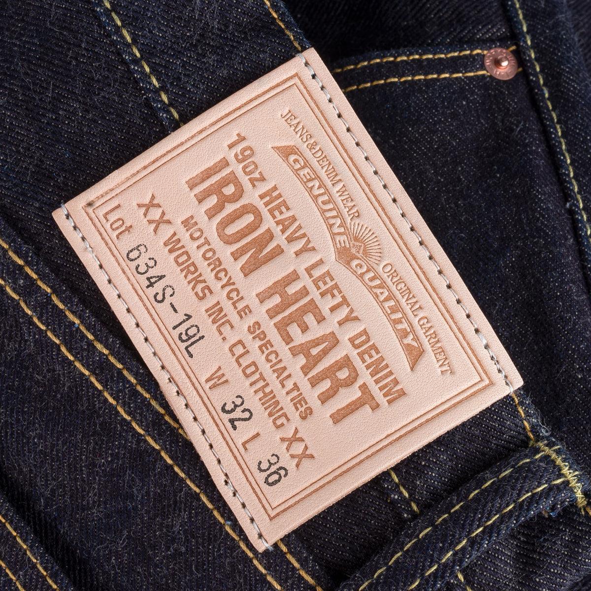 19oz Left Hand Twill Selvedge Denim Straight Cut Jeans - Indigo