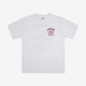 7.5oz Printed Loopwheel Crew Neck T-Shirt - White