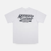 IHT-2402-WHT - 7.5oz Printed Loopwheel Crew Neck T-Shirt - White