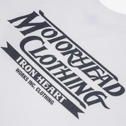 IHT-2402-WHT - 7.5oz Printed Loopwheel Crew Neck T-Shirt - White