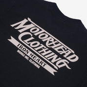 7.5oz Printed Loopwheel Crew Neck T-Shirt - Black