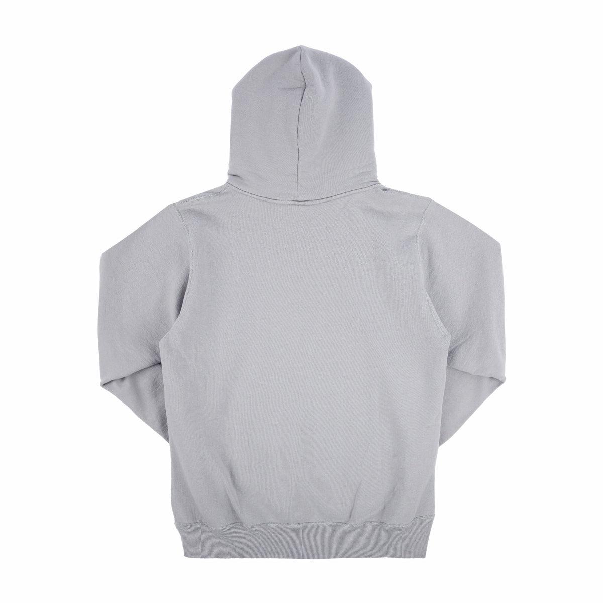 14oz Ultra Heavyweight Loopwheel Cotton Hoodie - Grey