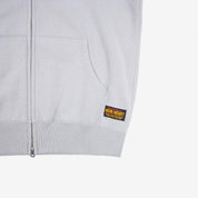 14oz Ultra Heavyweight Loopwheel Cotton Zip Up Hoodie - Grey