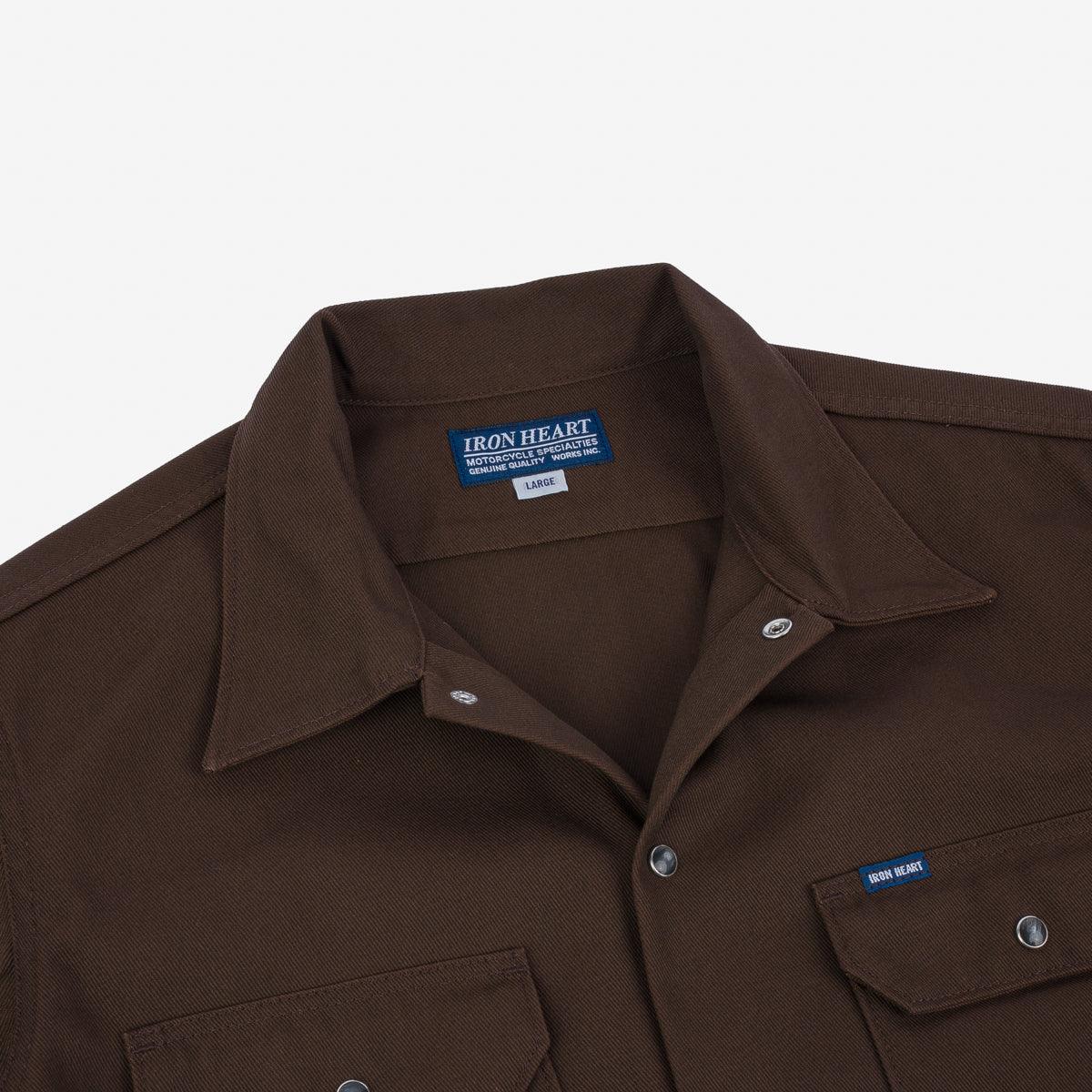 IHSH-364-BRN - 11oz T/C Mechanic Shirt - Brown