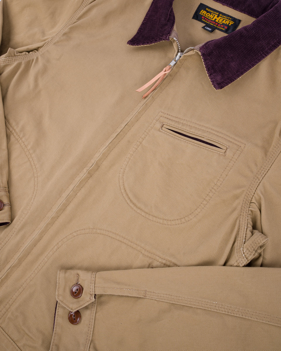 SS25 - 12oz Kurashikizome® Twill Work Jacket - Beige