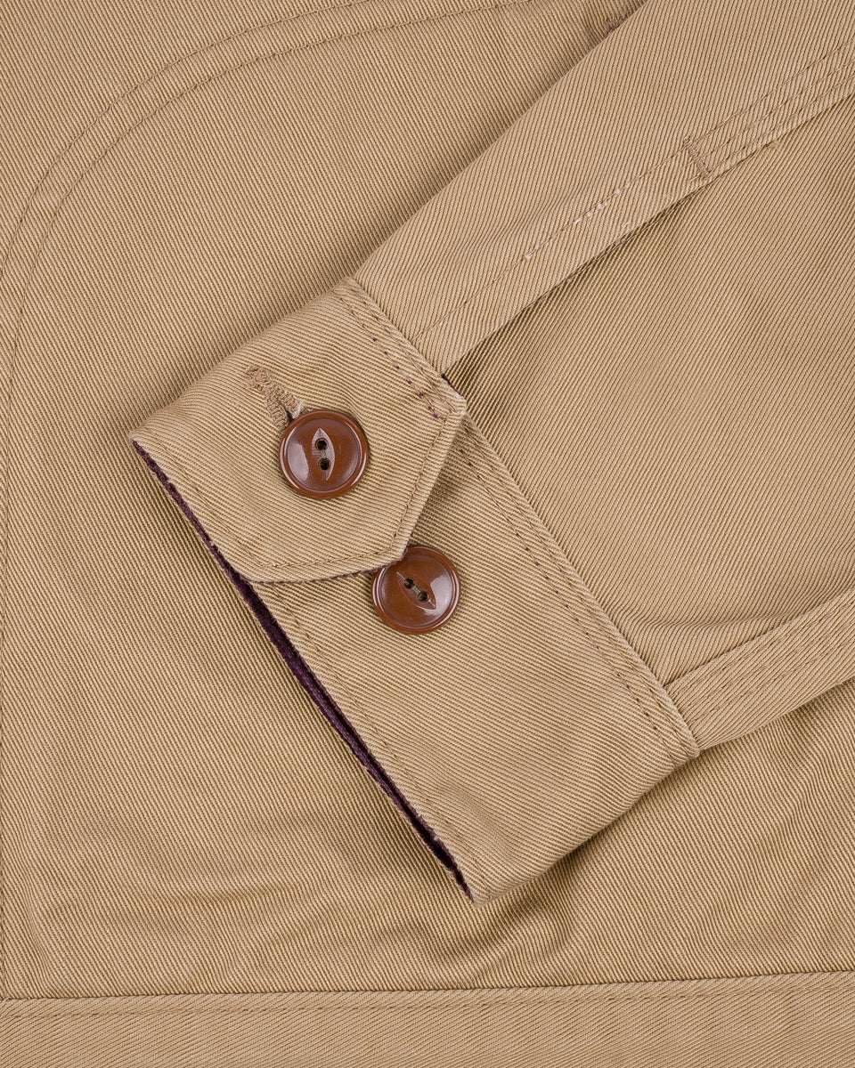 SS25 - 12oz Kurashikizome® Twill Work Jacket - Beige