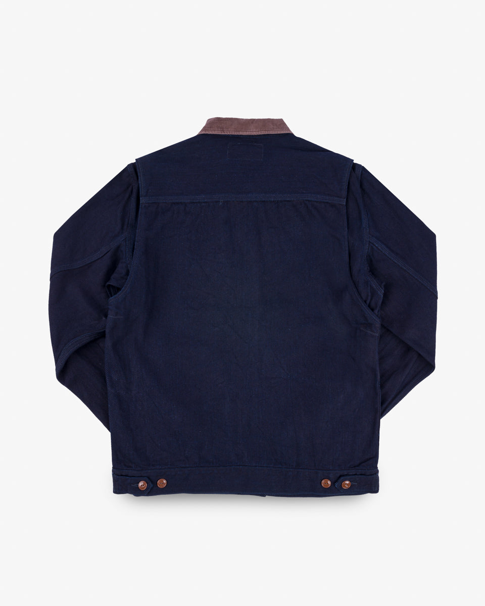 SS25 - 12oz Kersey Work Jacket - Indigo/Black