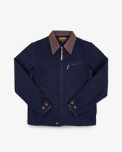 SS25 - 12oz Kersey Work Jacket - Indigo/Black