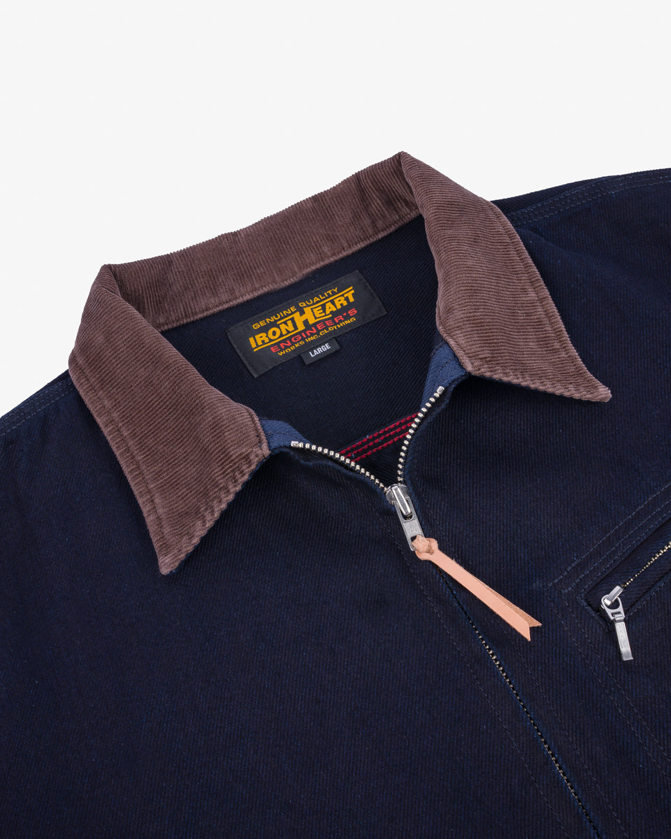 SS25 - 12oz Kersey Work Jacket - Indigo/Black