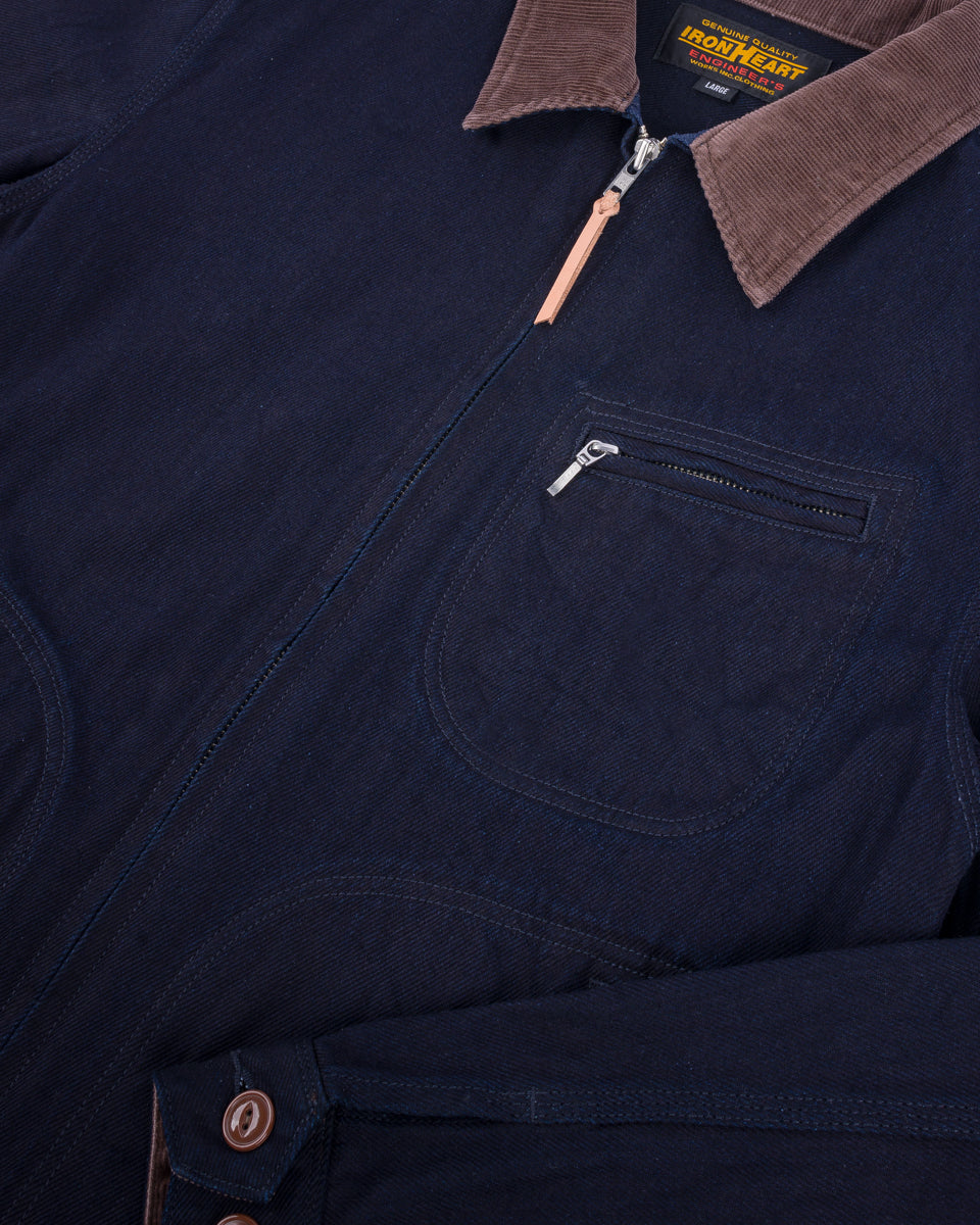 SS25 - 12oz Kersey Work Jacket - Indigo/Black