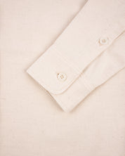 SS25 - 9oz Cotton Linen Work Shirt - Off White