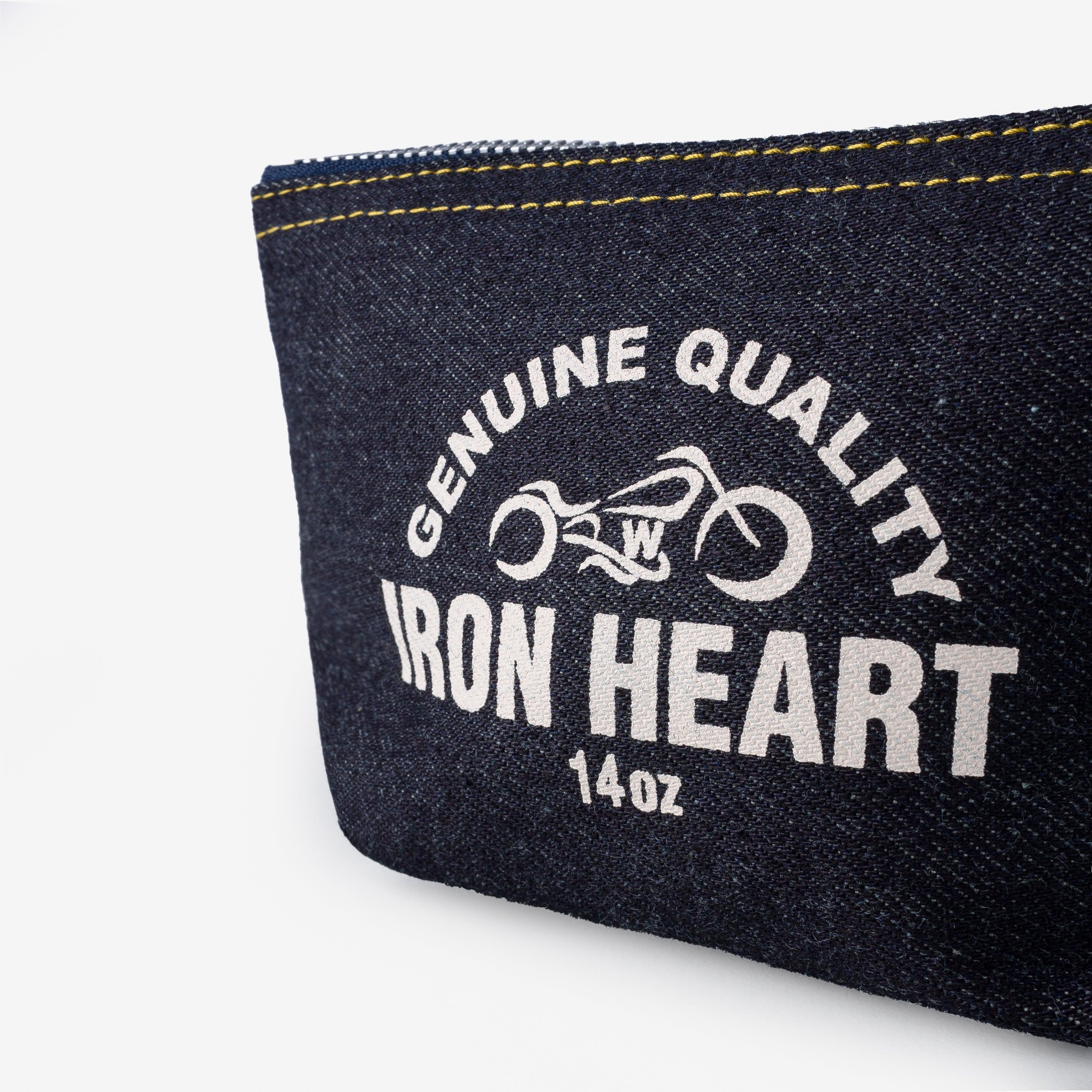 IHG-108 - 14oz Selvedge Denim Zip-Up Pouch – IRON HEART GERMANY