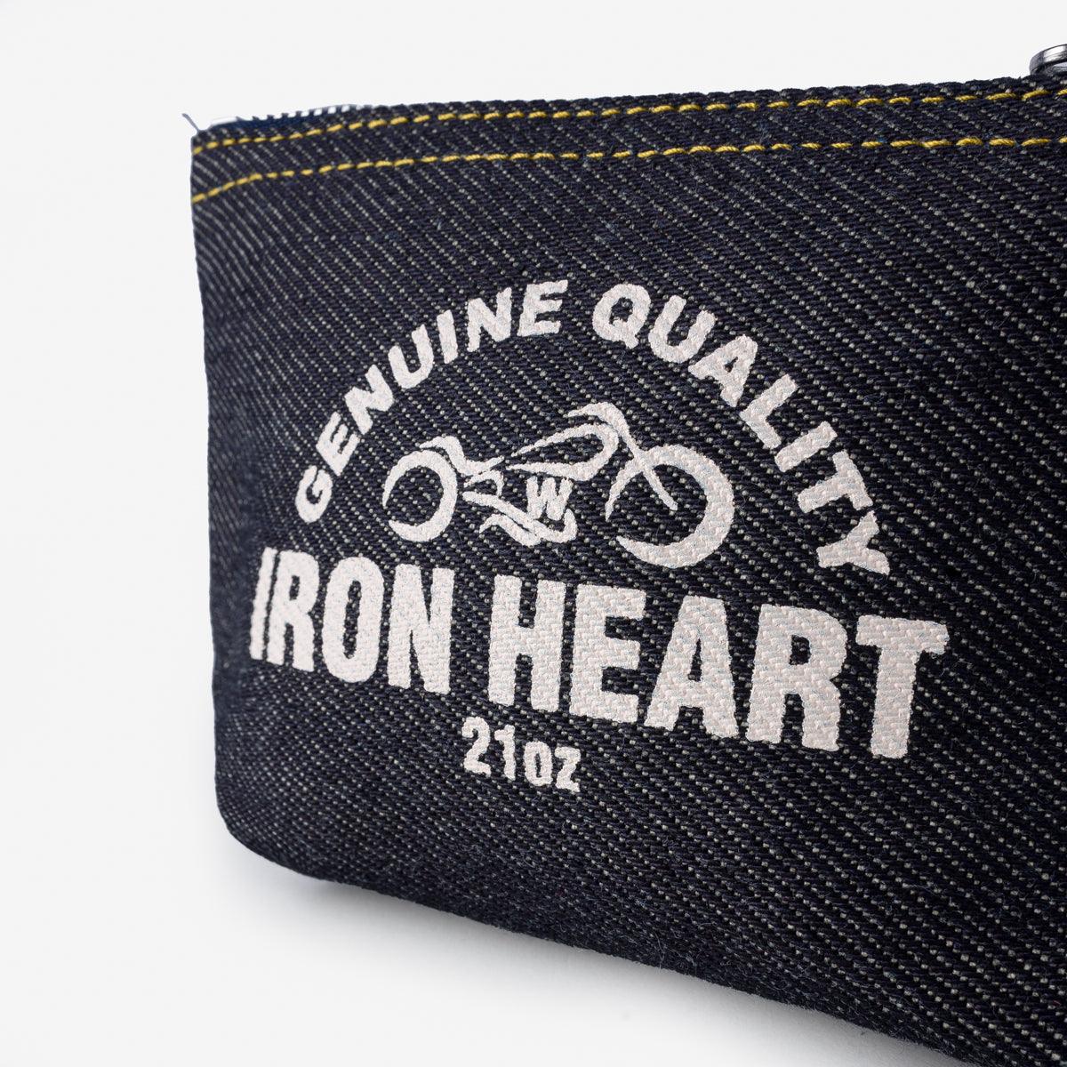 IHG-092 - 21oz Selvedge Denim Zip-Up Pouch – IRON HEART GERMANY