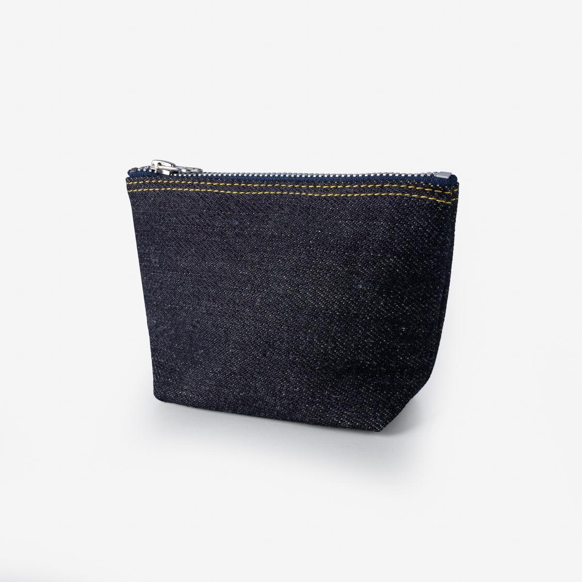 YDHショップ_YDH CREST IHG-093 - 25oz Selvedge Denim Zip-Up Pouch – IRON HEART GERMANY