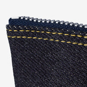 25oz Selvedge Denim Zip-Up Pouch