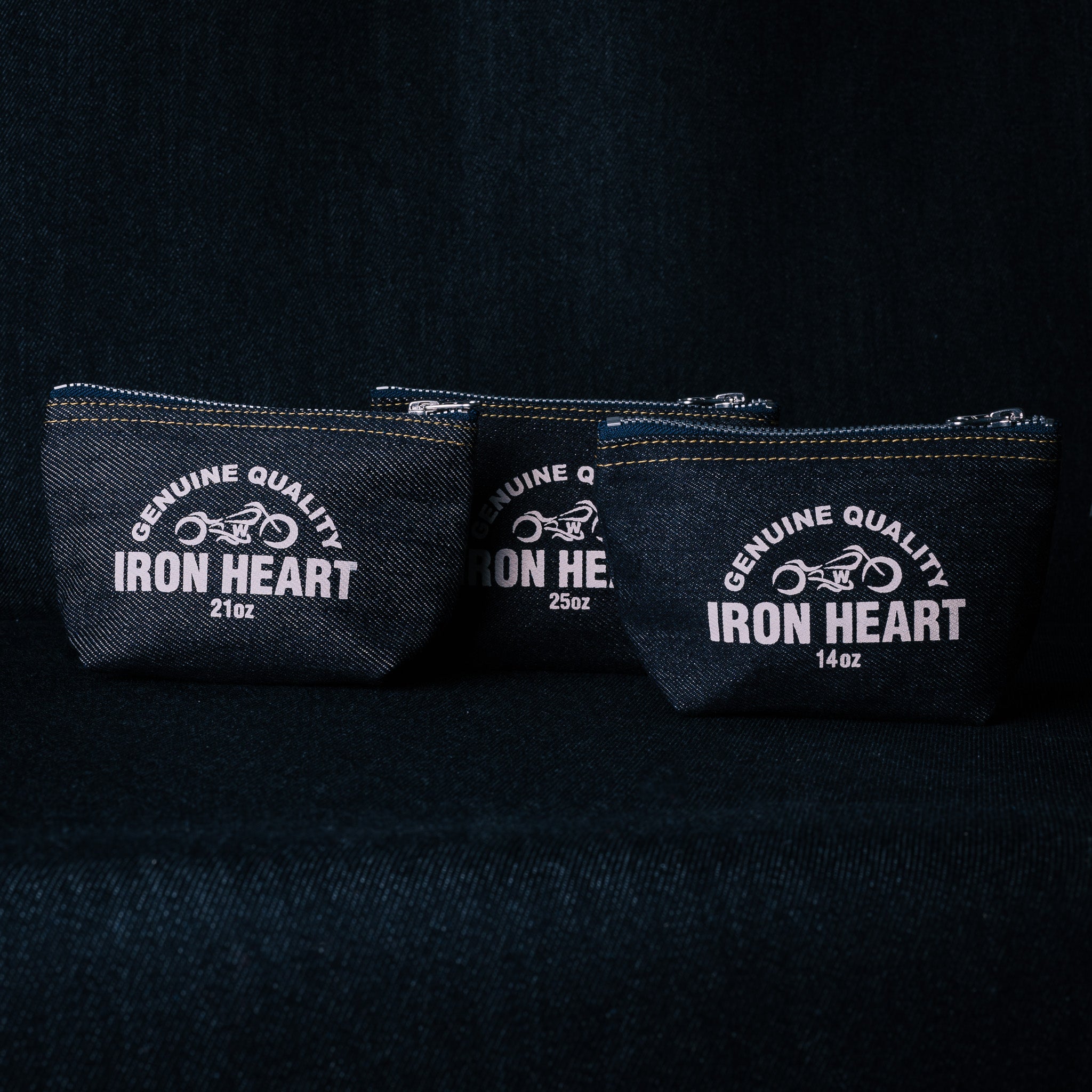 IHG-092 - 21oz Selvedge Denim Zip-Up Pouch