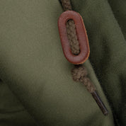 Image showing the IHM-27-OLV - Sateen M65 Field Jacket - Olive which is a Jackets described by the following info Iron Heart, Jackets, Released, Tops and sold on the IRON HEART GERMANY online store