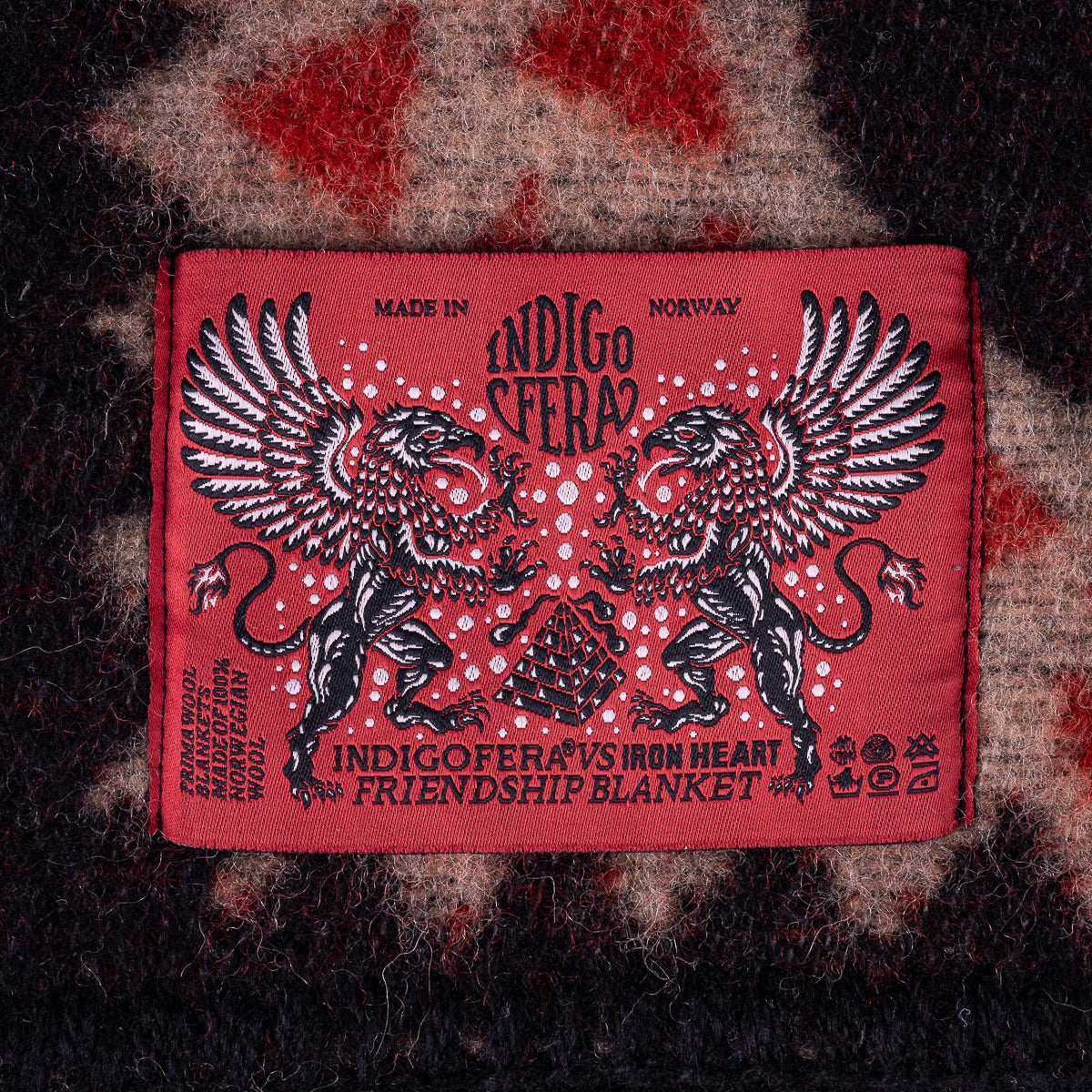 IHxIF-01 - Iron Heart x Indigofera Friendship Blanket