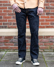 IH-888S-SLB - 16oz Slubby Selvedge Denim Relaxed Tapered Cut Jeans - Indigo