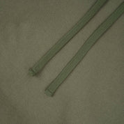 Image showing the IHSW-49-OLV - 14oz Ultra Heavyweight Loopwheel Cotton Hoodie Olive which is a Sweatshirts described by the following info Iron Heart, Released, Sweatshirts, Tops and sold on the IRON HEART GERMANY online store