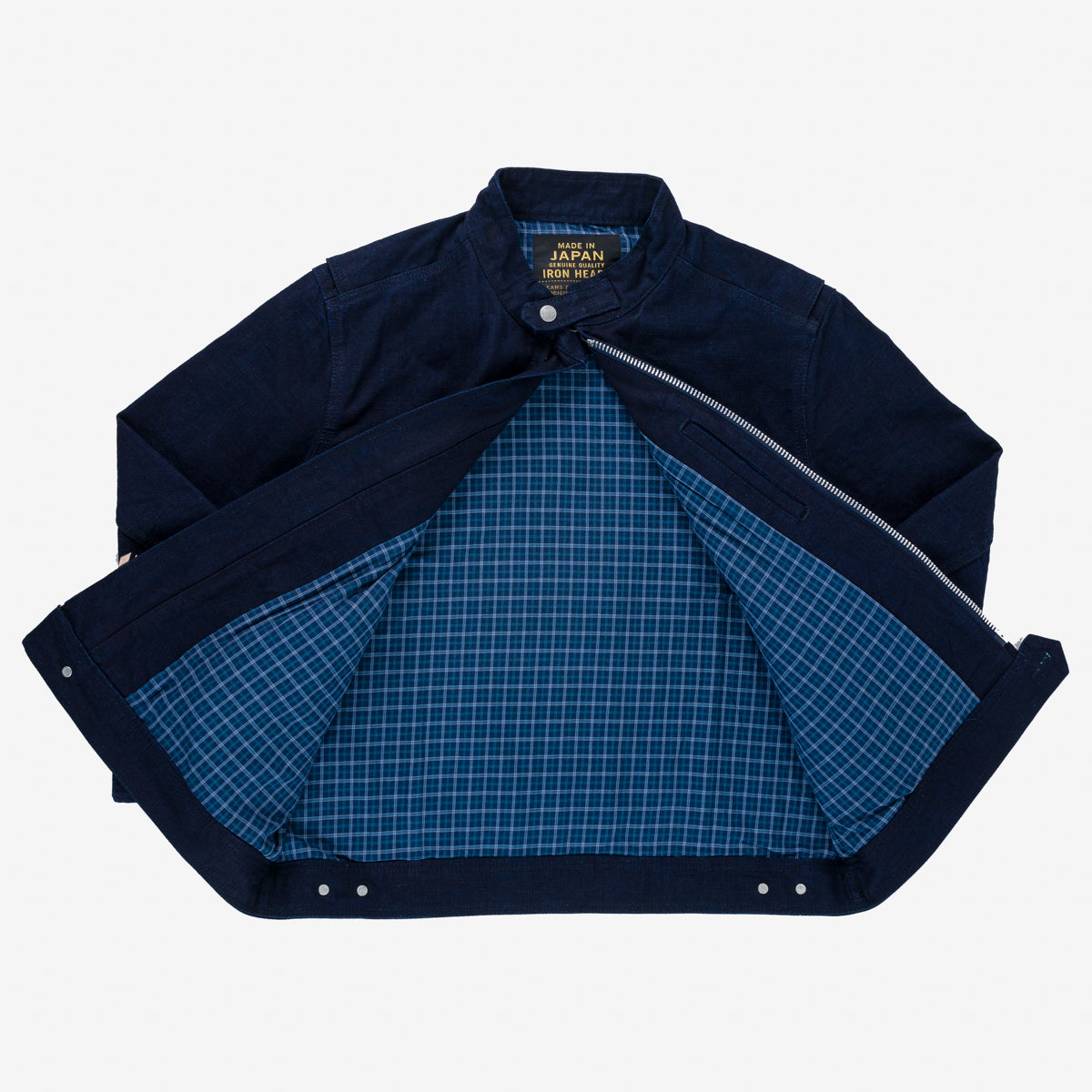 IHJ-135-IND - 13oz Ox Riders Jacket - Indigo