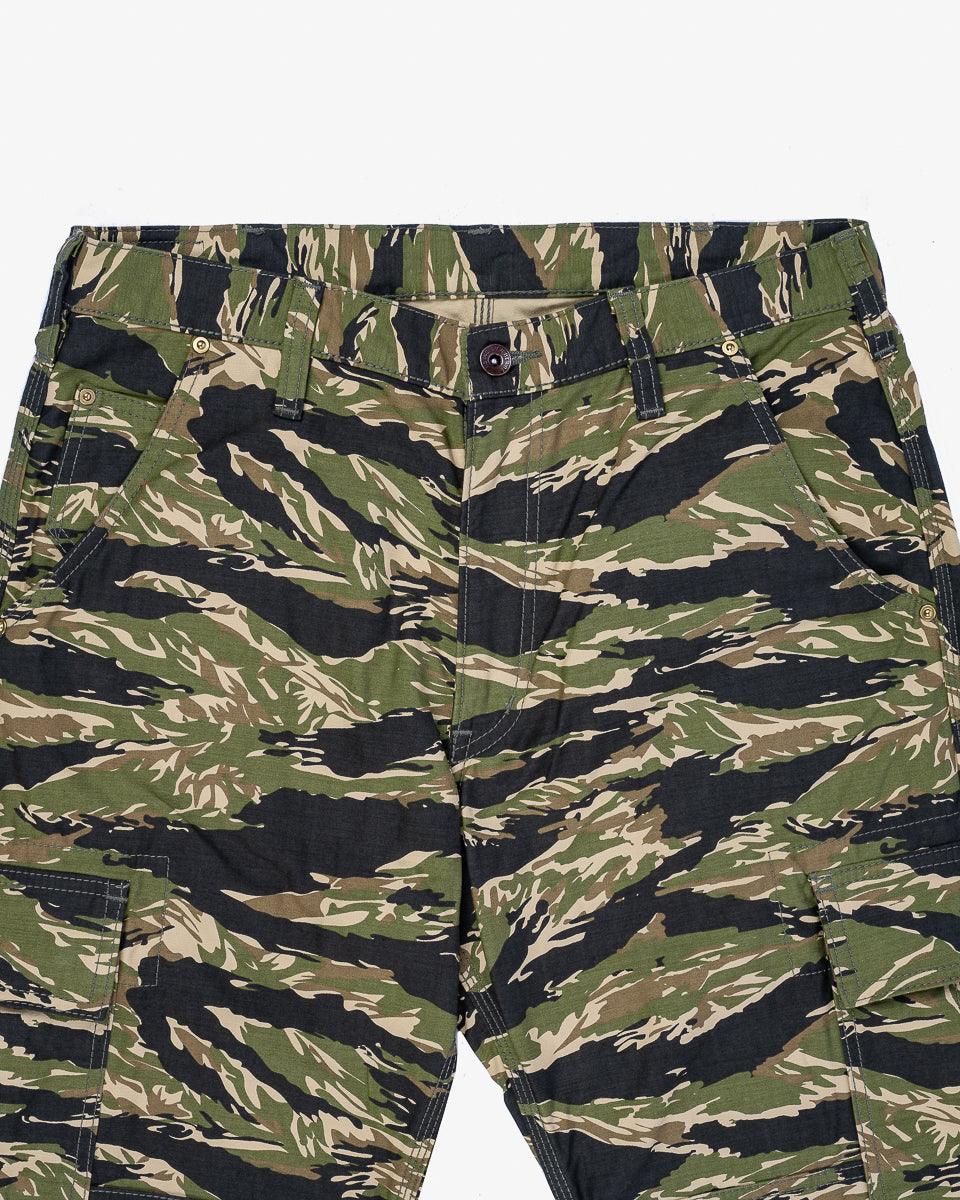 Satin Camouflage Cargo Pants - Tiger Stripe